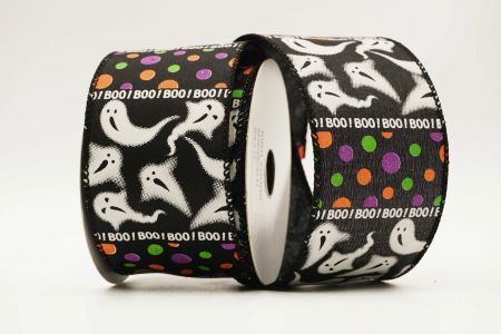 BOO Ghost Wired Ribbon_KF7074GC-53-53_niger